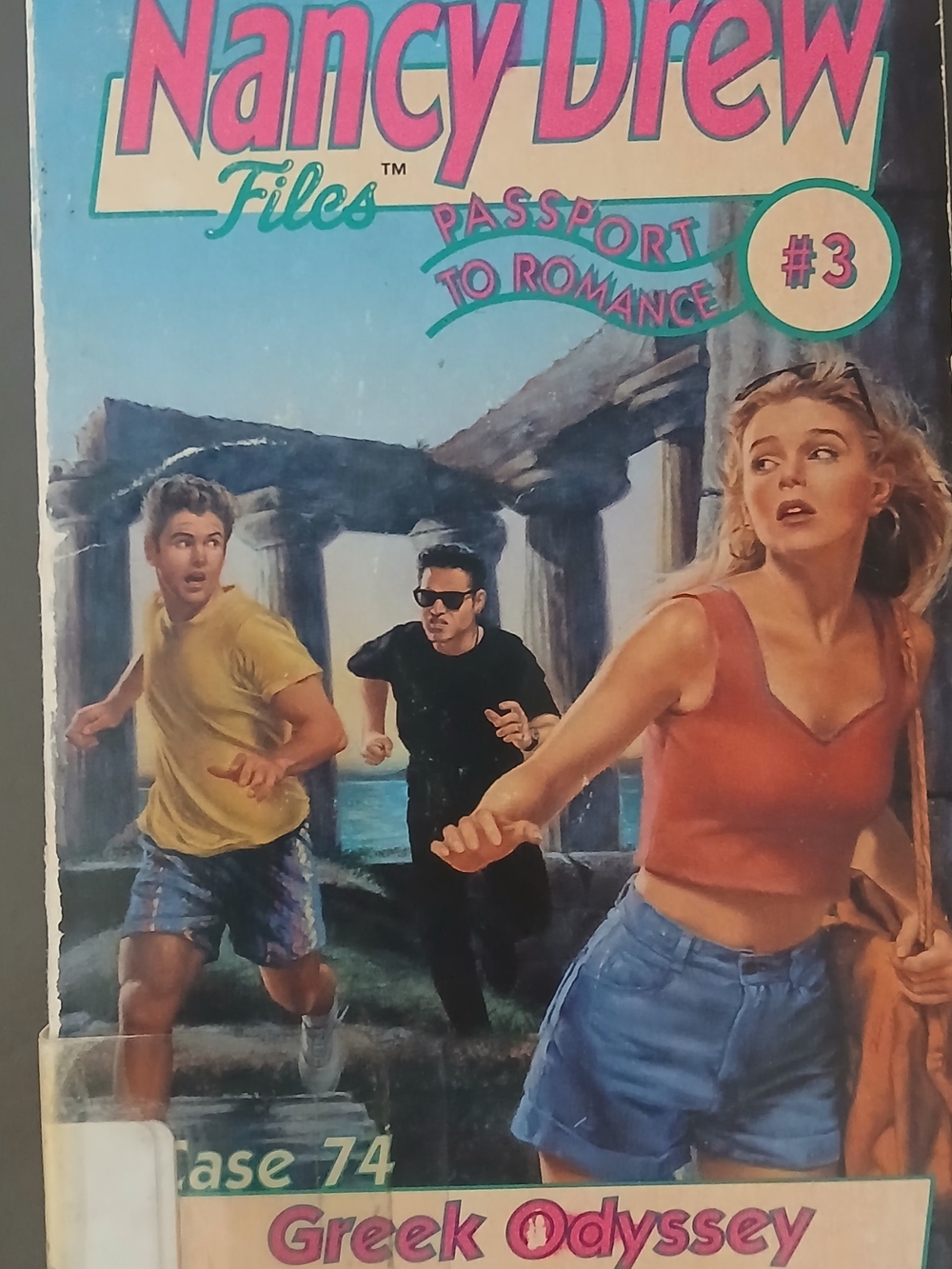 Paperbacks Nancy Drew Files Greek Odyssey - Pink, Teal, Blue